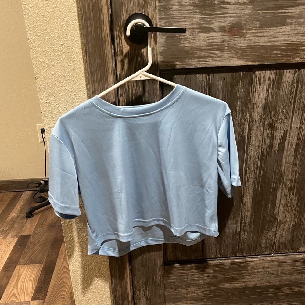 Baby Blue Shein tshirt size small